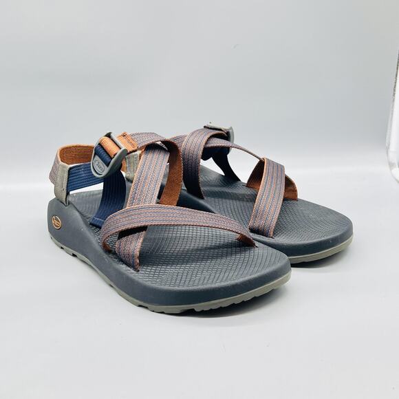 Chaco Sandals Mens 13 Brown Striped Adjustable Strap Sport Hiking Outdoor Shoes main image 6